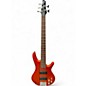 Used Ibanez GSR205 5 String Metallic Orange Electric Bass Guitar thumbnail