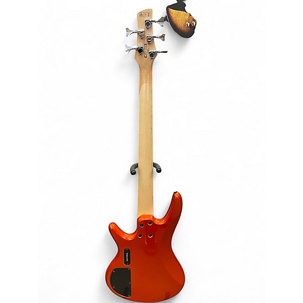 Used Ibanez GSR205 5 String Metallic Orange Electric Bass Guitar