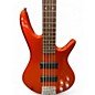 Used Ibanez GSR205 5 String Metallic Orange Electric Bass Guitar