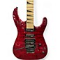 Used Jackson JS34Q Dinky Transparent Red Solid Body Electric Guitar