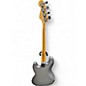 Used Fender Standard Jazz Bass Silver Electric Bass Guitar