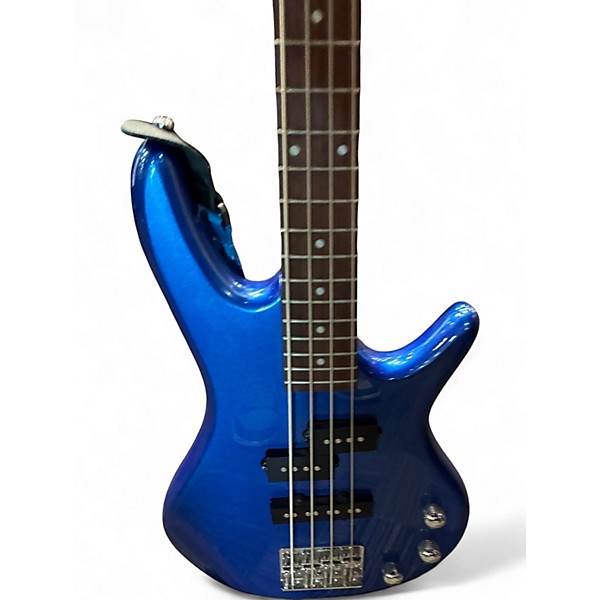 Used Ibanez mikro bass blue Electric Bass Guitar