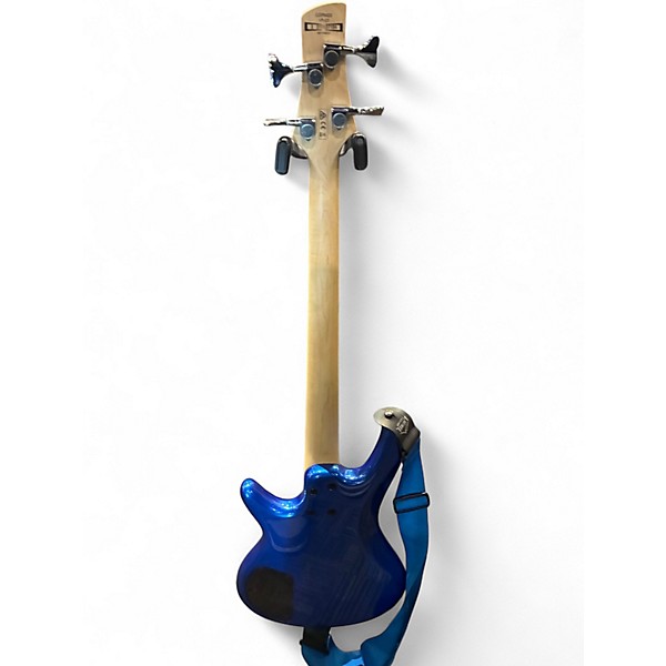 Used Ibanez mikro bass blue Electric Bass Guitar
