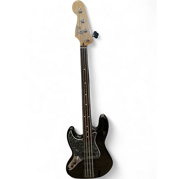 Used Fender Standard Jazz Bass Black Electric Bass Guitar