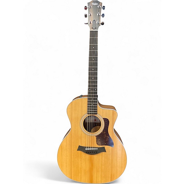 Used Taylor 214CE Natural Acoustic Electric Guitar