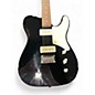 Used Squier Paranormal Baritone Cabronita Telecaster Black Solid Body Electric Guitar