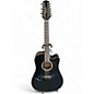 Used Takamine GD30CE-12 Black 12 String Acoustic Electric Guitar thumbnail