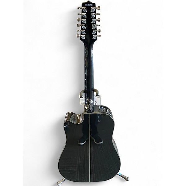 Used Takamine GD30CE-12 Black 12 String Acoustic Electric Guitar