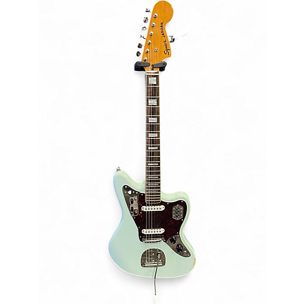 Used Squier CLASSIC VIBE JAGUAR Seafoam Green Solid Body Electric Guitar