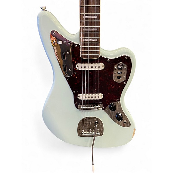 Used Squier CLASSIC VIBE JAGUAR Seafoam Green Solid Body Electric Guitar