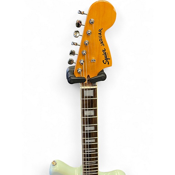 Used Squier CLASSIC VIBE JAGUAR Seafoam Green Solid Body Electric Guitar
