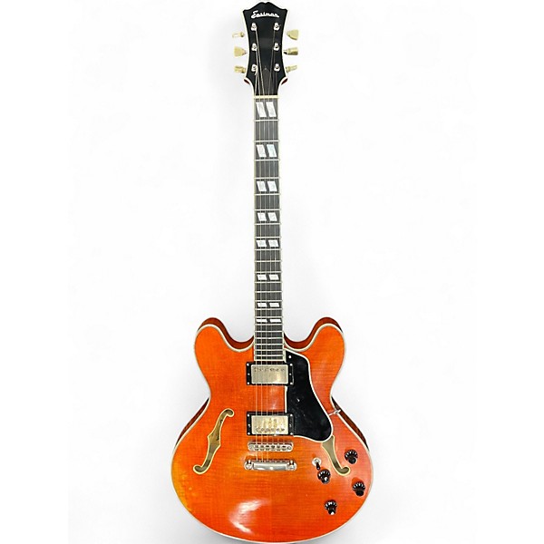 Used Eastman T59/V Antique Amber Hollow Body Electric Guitar