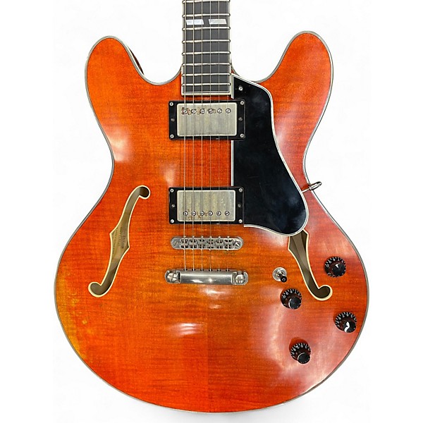 Used Eastman T59/V Antique Amber Hollow Body Electric Guitar
