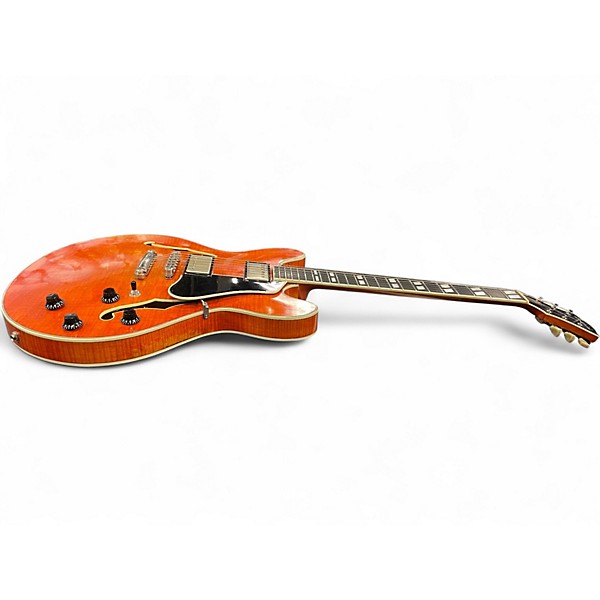 Used Eastman T59/V Antique Amber Hollow Body Electric Guitar