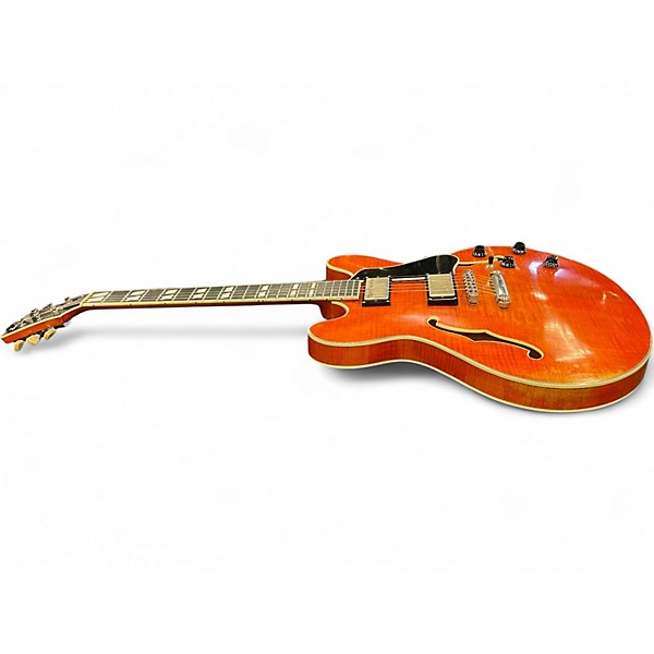 Used Eastman T59/V Antique Amber Hollow Body Electric Guitar