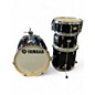 Used Yamaha 4 Piece Stage Custom Black Drum Kit thumbnail