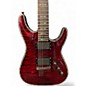 Used Schecter Guitar Research Hellraiser C1 Black Cherry Solid Body Electric Guitar