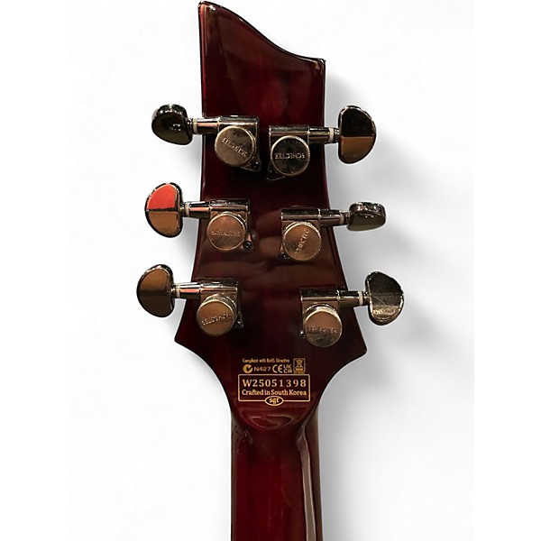 Used Schecter Guitar Research Hellraiser C1 Black Cherry Solid Body Electric Guitar