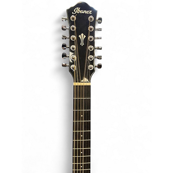 Used Ibanez AEG5012 Dark Violin Sunburst 12 String Acoustic Guitar