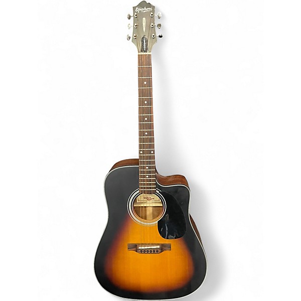 Used Epiphone MASTERBILT DR-400 MCE VSS BURST Acoustic Electric Guitar