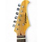 Used Silvertone SS-11 Black Solid Body Electric Guitar