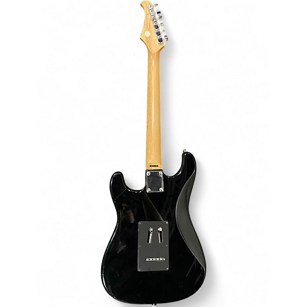 Used Silvertone SS-11 Black Solid Body Electric Guitar