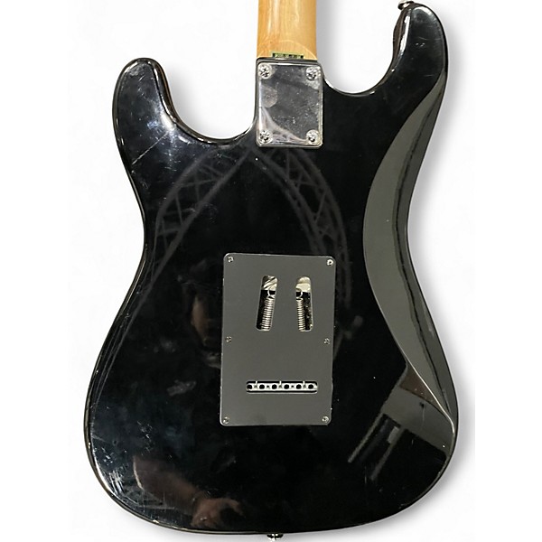 Used Silvertone SS-11 Black Solid Body Electric Guitar