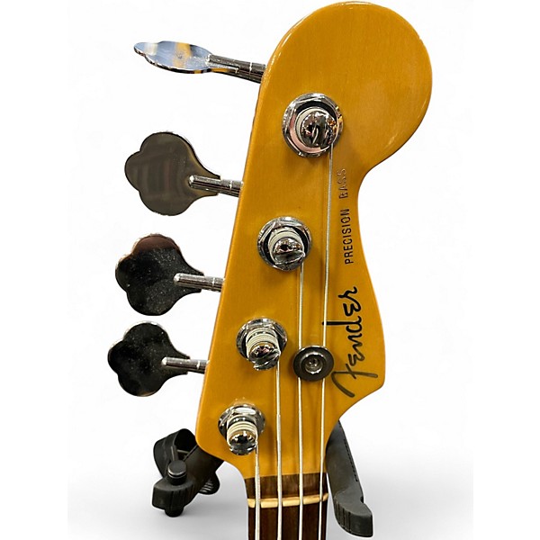 Used 2004 Fender American Deluxe Precision Bass Aged Cherry Burst Electric Bass Guitar