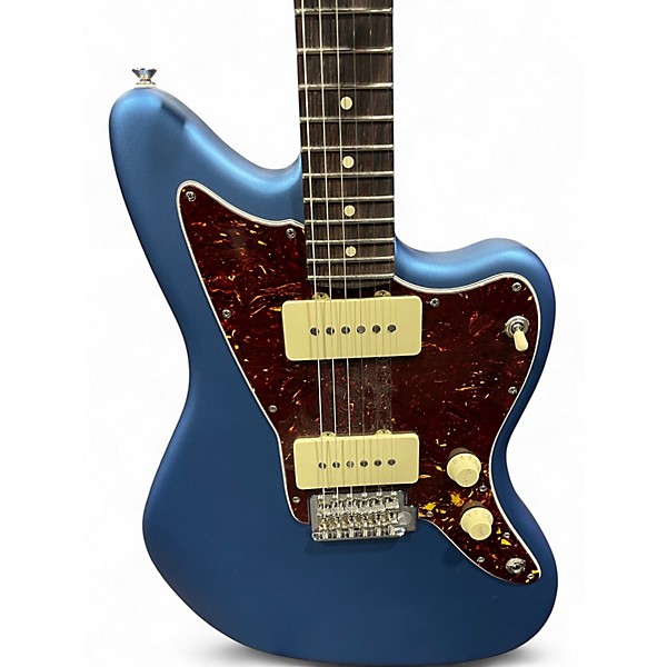 Used 2024 Fender American Performer Jazzmaster Blue Solid Body Electric Guitar