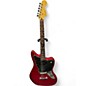 Used 2011 Fender Blacktop Jaguar P90 Chrome Red Metallic Solid Body Electric Guitar thumbnail
