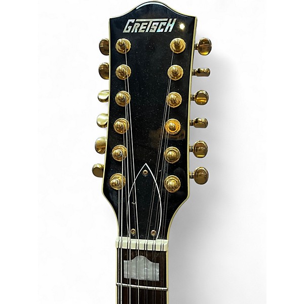 Used Gretsch Guitars G5422G-12 Black and Gold Hollow Body Electric Guitar