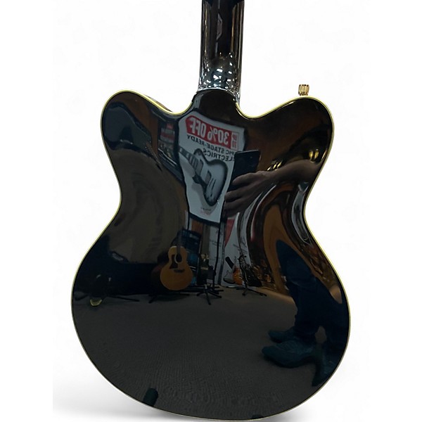 Used Gretsch Guitars G5422G-12 Black and Gold Hollow Body Electric Guitar