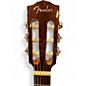 Used Fender CN-140SCE Natural Classical Acoustic Electric Guitar