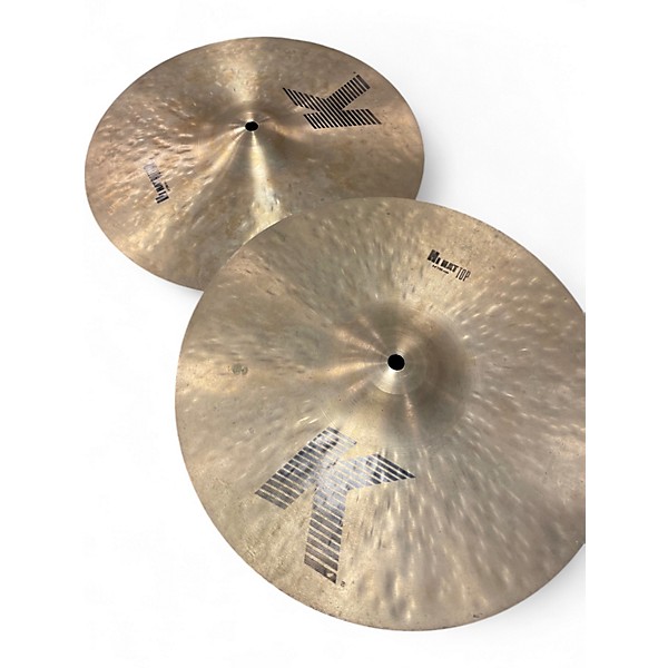 Used Zildjian 14in K Hi Hat Pair Cymbal