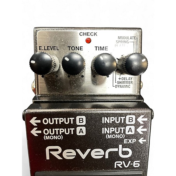 Used BOSS RV6 Digital Reverb Effect Pedal