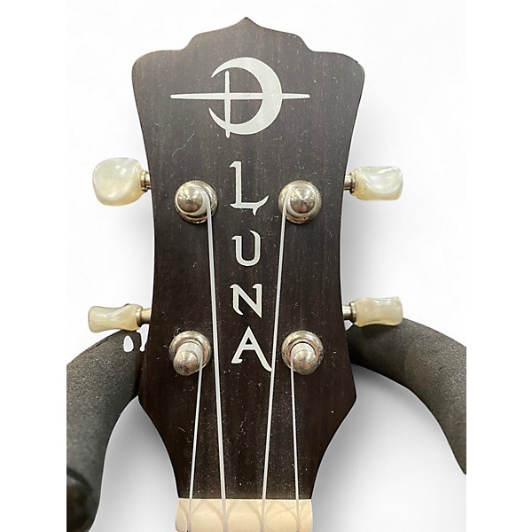 Used Luna Concert Tattoo Wood Ukulele