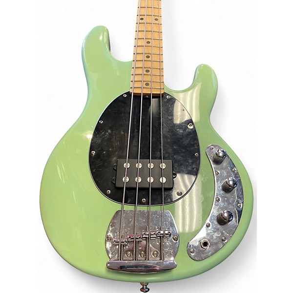Used Sterling by Music Man Sub 4 Surf Green Electric Bass Guitar