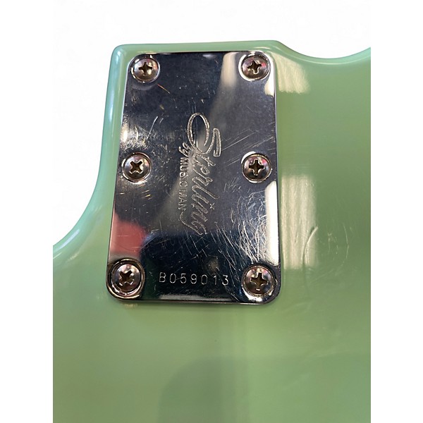 Used Sterling by Music Man Sub 4 Surf Green Electric Bass Guitar