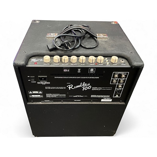 Used Fender Rumble 100 1x15 100W Bass Combo Amp
