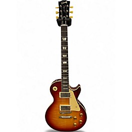 Used Gibson LES PAUL CUSTOM R0 Dark Cherry Burst Solid Body Electric Guitar