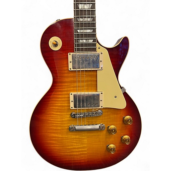 Used Gibson LES PAUL CUSTOM R0 Dark Cherry Burst Solid Body Electric Guitar