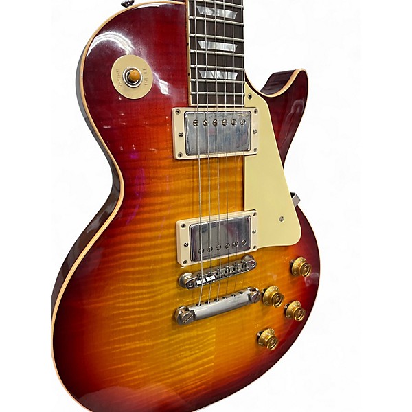 Used Gibson LES PAUL CUSTOM R0 Dark Cherry Burst Solid Body Electric Guitar