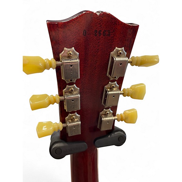 Used Gibson LES PAUL CUSTOM R0 Dark Cherry Burst Solid Body Electric Guitar