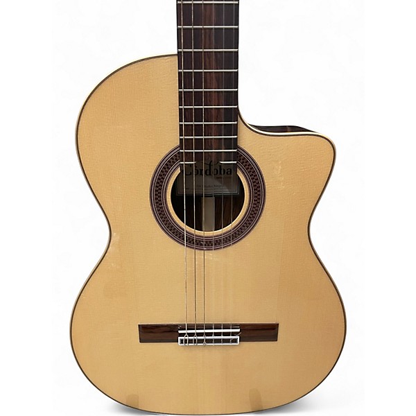 Used 2020 Cordoba GK Studio Negra Natural Classical Acoustic Guitar