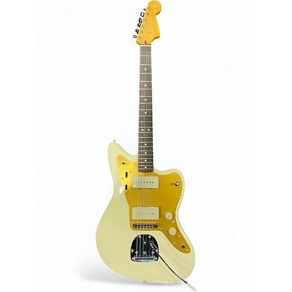 Used Squier J Mascis Jazzmaster Vintage White Solid Body Electric Guitar