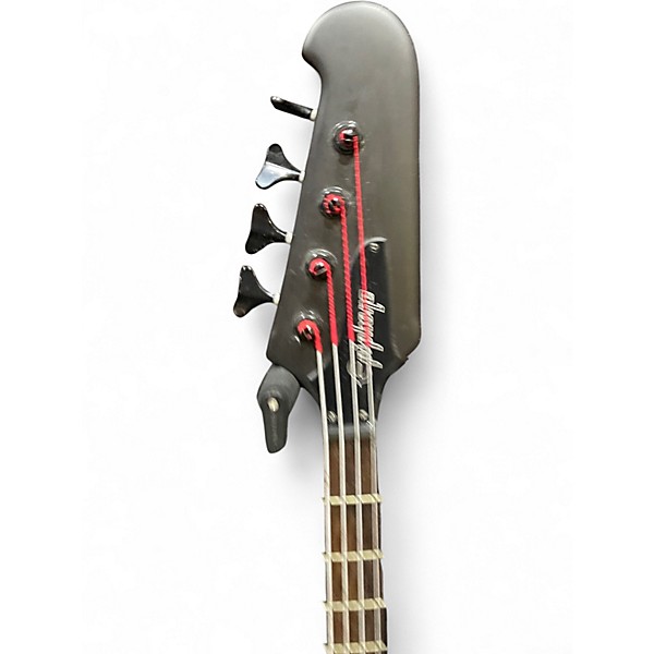 Used Epiphone Nikki Sixx Signature Blackbird Satin Black Electric Bass Guitar