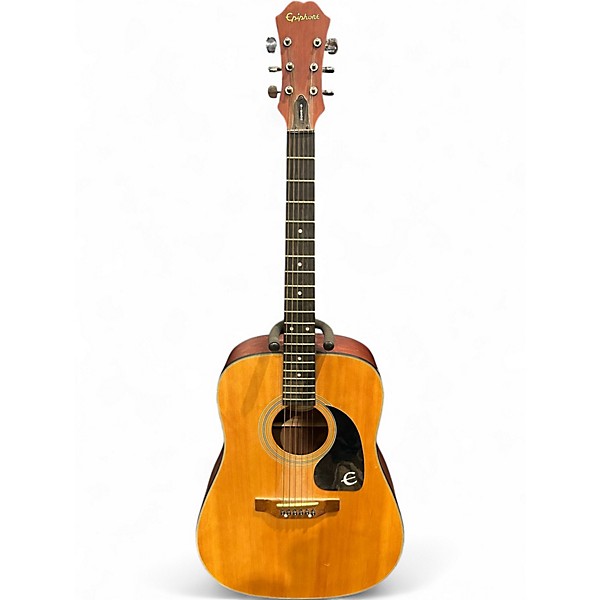 Used 2000s Epiphone PR200NS Natural Acoustic Guitar
