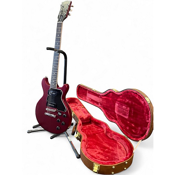Used Gibson les paul special rick beato  Sparkling Burgundy Satin Solid Body Electric Guitar