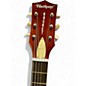 Vintage 1966 Harmony C72 2 Tone Sunburst Hollow Body Electric Guitar