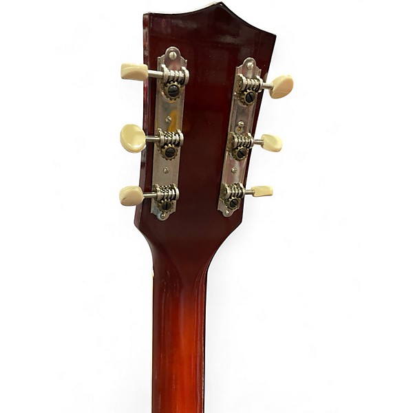 Vintage 1966 Harmony C72 2 Tone Sunburst Hollow Body Electric Guitar